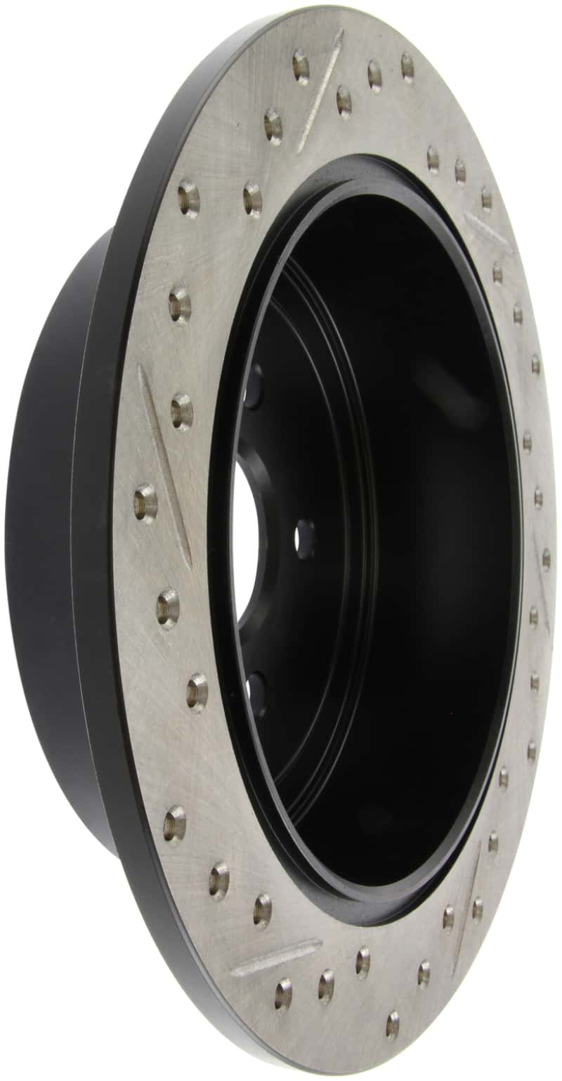 Stoptech — StopTech 08-10 Impreza WRX (Exc STi)/08-10 Impreza Coupe/Sedan Slotted & Drilled Left Rear Rotor
Disc Brake Rotor
Slot/Drill Rotor - view 1