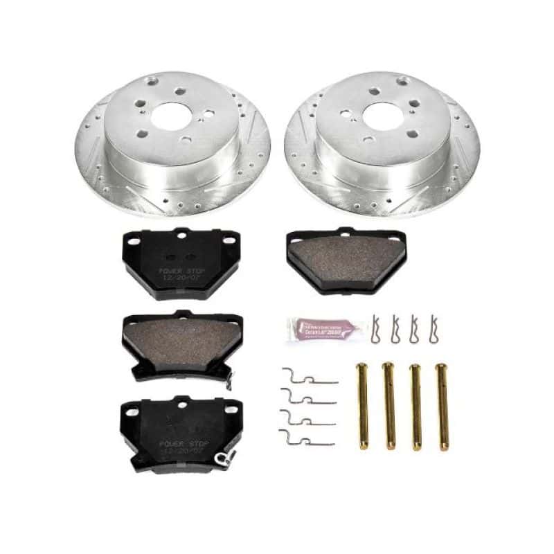 PowerStop — Power Stop 03-06 Pontiac Vibe Rear Z23 Evolution Sport Brake Kit - view 1