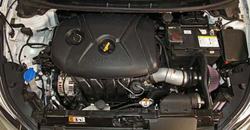 K&N Engineering — K&N 14-15 Hyundai Elantra 1.8l/2.0L Typhoon Performance Intake Performance kit
Performance Air Inta
Air Intake System - view 5