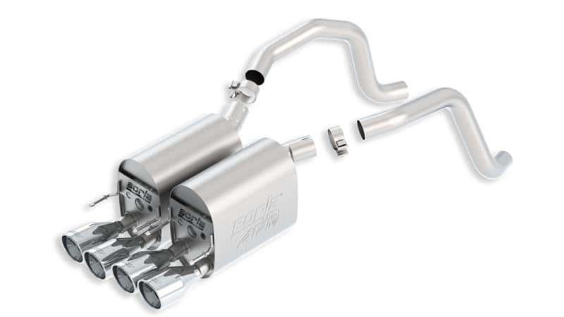 Borla — Borla 05-08 Chevrolet Corvette Coupe/Conv 6.0L/6.2L 8cyl Aggressive ATAK Exhaust (rear section only)
Axle-Back System
ExhstSysKt - view 2