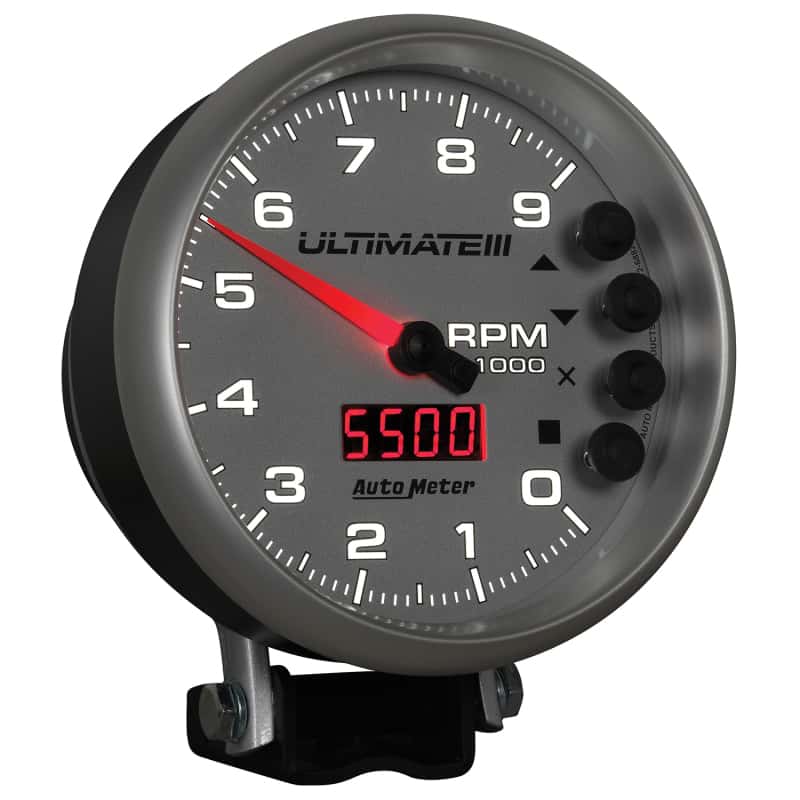 AutoMeter — Autometer 5 inch Ultimate III Playback Tachometer 9000 RPM - Silver
5" ULTIMATE III PLAY - view 12