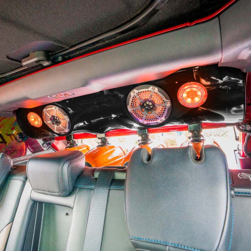 DS18 — DS18 21-25 Ford Bronco 4-Door Overhead Bar Fits 4 x 8in/2x 6.5in/2x 3.78in (Speakers Not Included) - view 7