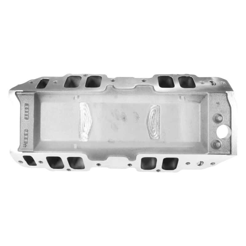 Edelbrock — Edelbrock B/B Chev Rect Port RPM Air-Gap Manifold - Black Plasma Finish - view 4