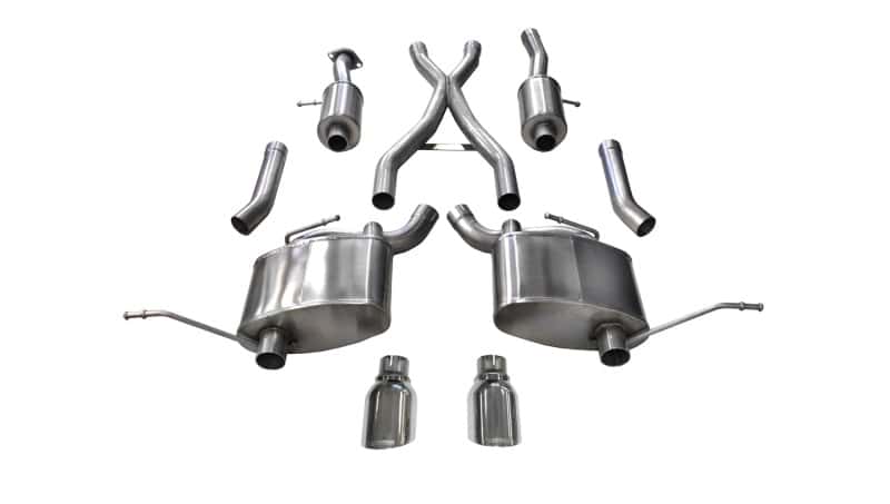 CORSA Performance — Corsa 2011-2021 Jeep Grand Cherokee Polished 2.5in Dual Rear Exit Cat-Back Exhaust
Exhaust - view 4
