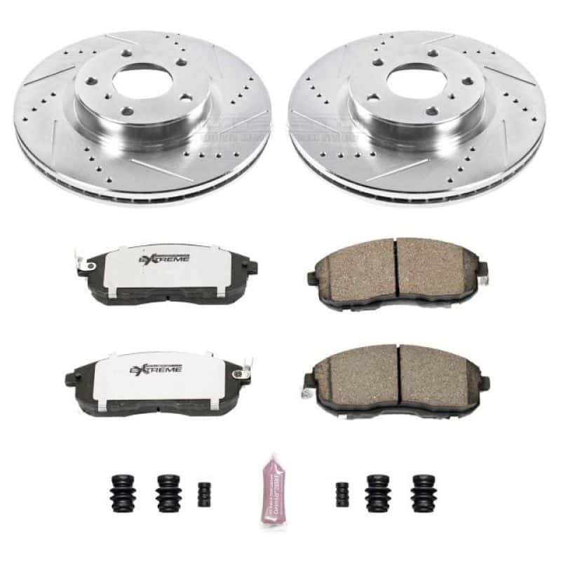 PowerStop — Power Stop 03-05 Infiniti G35 Front Z26 Street Warrior Brake Kit - view 1