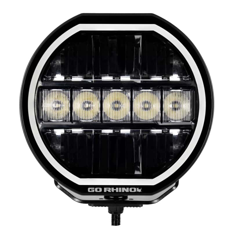 Go Rhino — Go Rhino Xplor Blackout Series Maxline LED Hi/Low Beam w/Multi DRL (Surface Mount) 7in. - Blk
BLKHi/LowW/MultiDRL - view 1