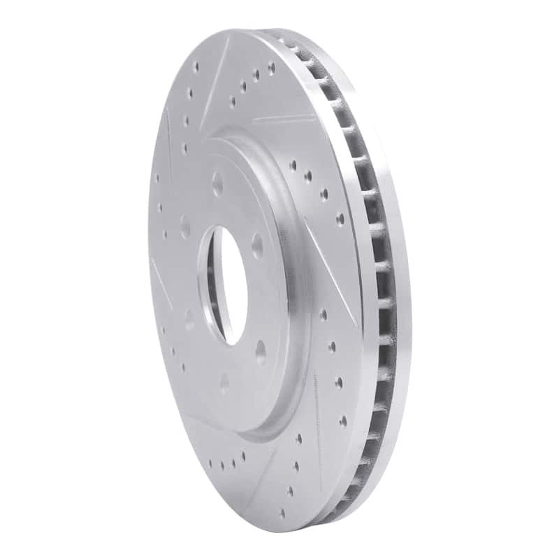 R1 Concepts — R1 05-21 Nissan Frontier Front Left Drilled & Slotted Silver Brake Rotor
R1 Brake Rotor Drill - view 2