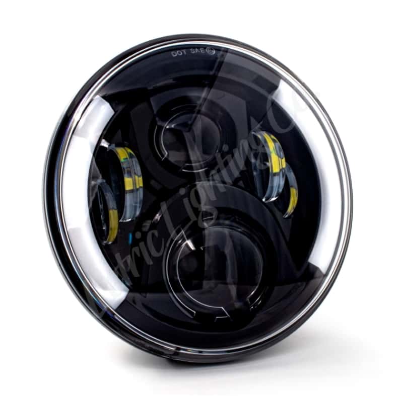 Letric Lighting — Letric Lighting 7in Intgrd W/Swtchbk T/S Blk - view 1