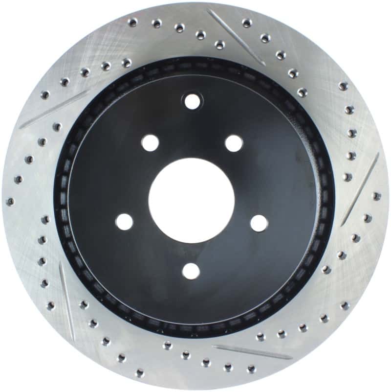 Stoptech — StopTech 09 Infiniti FX50 SportStop Slotted & Drilled Rear Left Rotor
Disc Brake Rotor
Slot/Drill Rotor - view 1