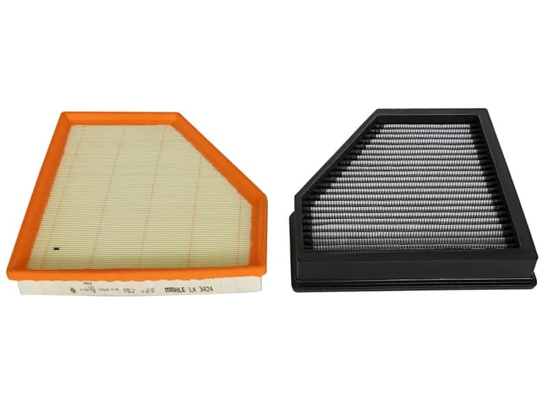 aFe — aFe MagnumFLOW Pro DRY S OE Replacement Filter 2016 BMW 340i (F30) L6-3.0L (t) (B58)
Magnum FLOW Filter - view 4