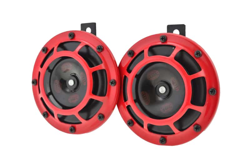 Hella — Hella Supertone Horn Kit 12V 300/500HZ Red (003399803 = 003399801) - view 7