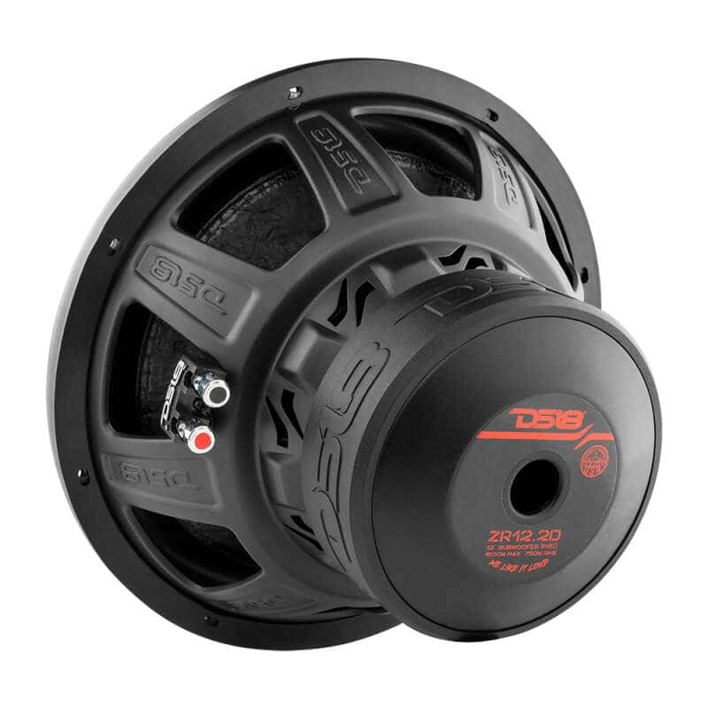 DS18 — DS18 12in 750 Watts RMS 2 ohm DVC ZR Subwoofer - view 1