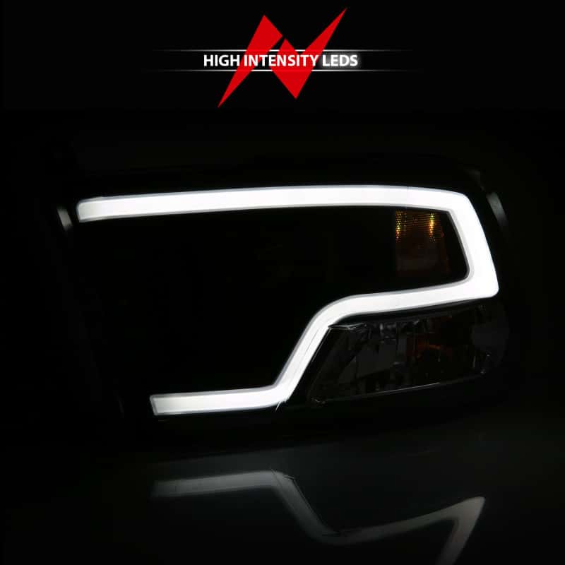 ANZO — ANZO 09-18 Dodge Ram 1500 Plank Style Projector Headlights Black w/ Halo
Projector Headlights
Head Light Set - view 6