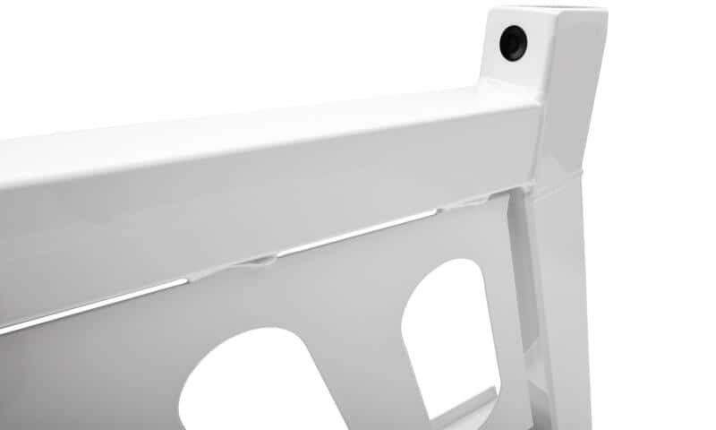 BackRack — BackRack 01-23 Chevrolet 2500/3500HD Three Light Rack Frame ONLY (Req. HW) - White
TL GM FD Ttn Tun DG - view 5