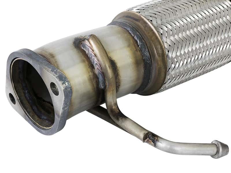 aFe — aFe Power Twisted Steel SS304 Downpipe 2.5in w/Cat 17-18 Hyundai Elantra L4-1.6L (t)
Stainless Downpipe - view 4