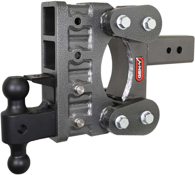 GEN-Y Hitch — Gen-Y The Boss Torsion-Flex 3in Shank 6in Drop 21K Hitch w/GH-061 Dual-Ball/GH-062 Pintle Lock
Drop Hitch - view 1