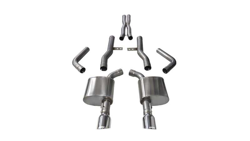 CORSA Performance — Corsa 2015-2023 Dodge Charger SRT/Scat Pack/R/T 6.4L Polished Xtreme Cat-Back Exhaust
Exhaust - view 2