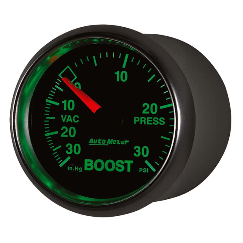 AutoMeter — Autometer GS 52mm 30 In Hg.-Vac/30 PSI Mechanical Vacuum/Boost Gauge
2-1/16" BOOST-VAC, 3 - view 7