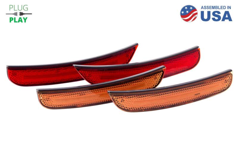 Diode Dynamics — Diode Dynamics 15-21 Dodge Charger LED Sidemarkers - Amber Red (set) - view 1