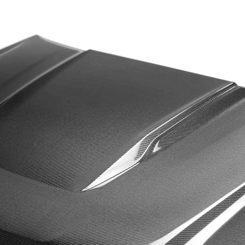 Anderson Composites — Anderson Composites 17-18 Chevy Colorado ZR2 Type-ZL Style Carbon Fiber Hood - view 4