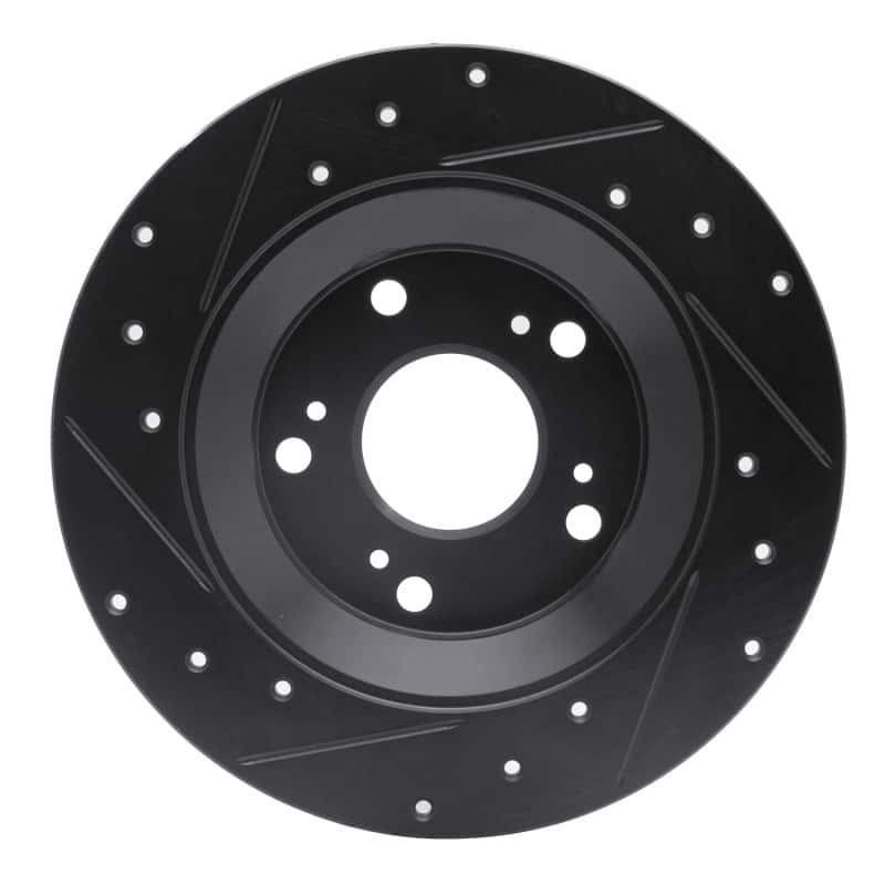 R1 Concepts — R1 00-09 Honda S2000 Rear Right Drilled & Slotted Black Brake Rotor
R1 Brake Rotor Drill - view 5