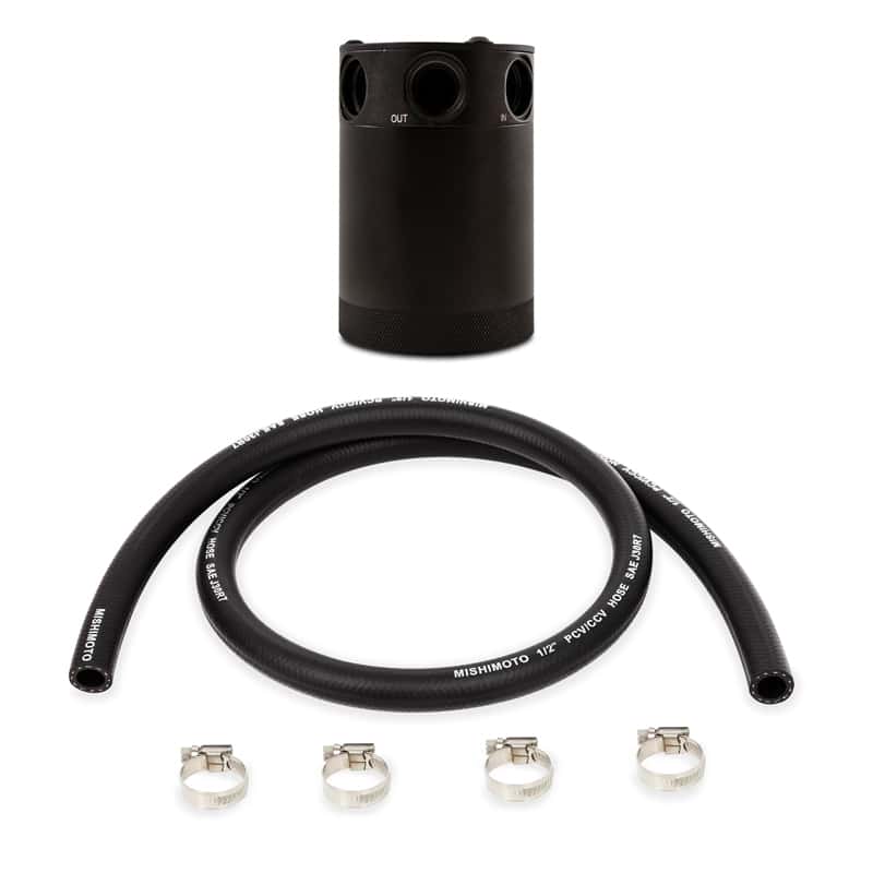 Mishimoto — Mishimoto Compact Baffled Oil Catch Can - 3-Port - view 2