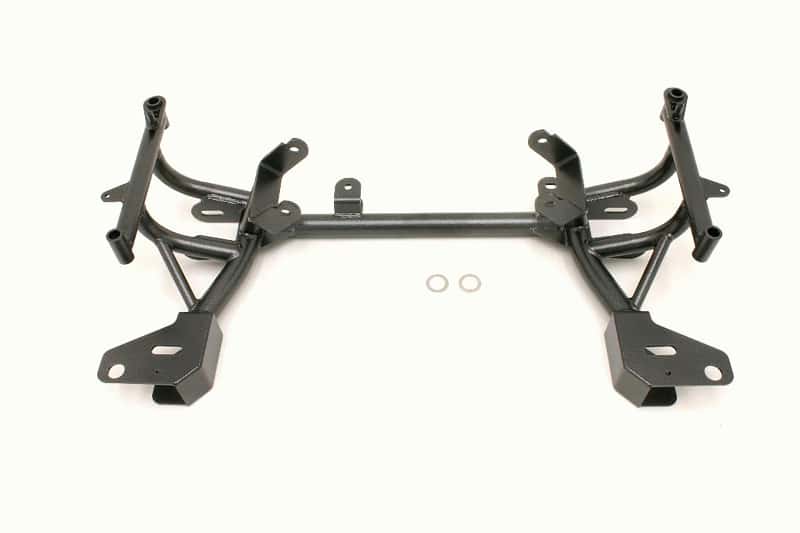 BMR Suspension — BMR 98-02 4th Gen F-Body K-Member w/ Turbo LS1 Motor Mounts and STD. Rack Mounts - Black Hammertone
K-member - view 1