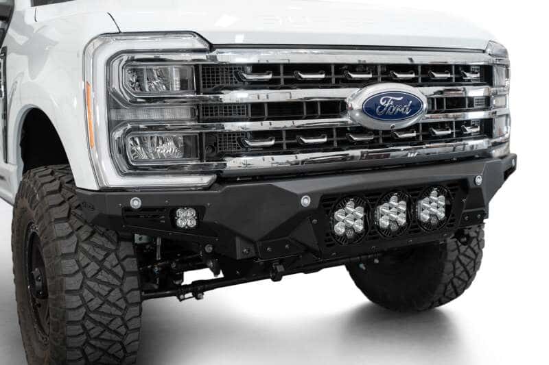 Addictive Desert Designs — Addictive Desert Designs 2023+ Ford F-250/F-350 Bomber Front Bumper (w/ 3 Baja Designs LP6 Mounts)
Bumper- Front - view 7