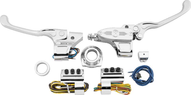 Performance Machine — Performance Machine 9/16 Hand Control Set Cable - Chrome - view 2
