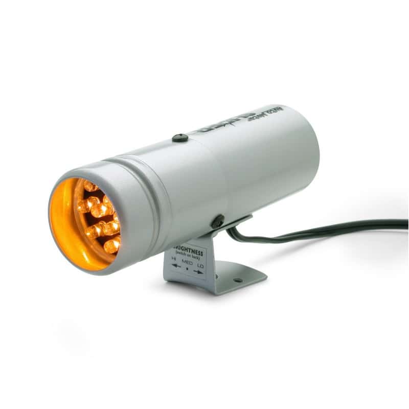 AutoMeter — Autometer 12 Amber LED Super-Lite Shift Light Silver
SUPER LT 12 LED SLVR - view 2