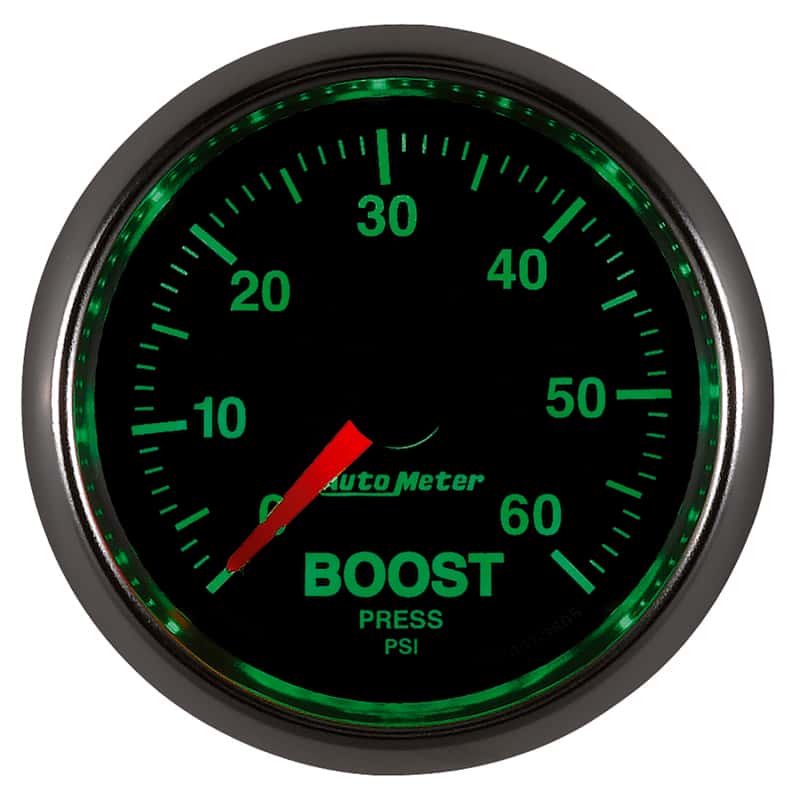 AutoMeter — Autometer GS 52mm 0-60 psi Mechanical Boost Gauge
2-1/16" BOOST, 0-60 - view 10