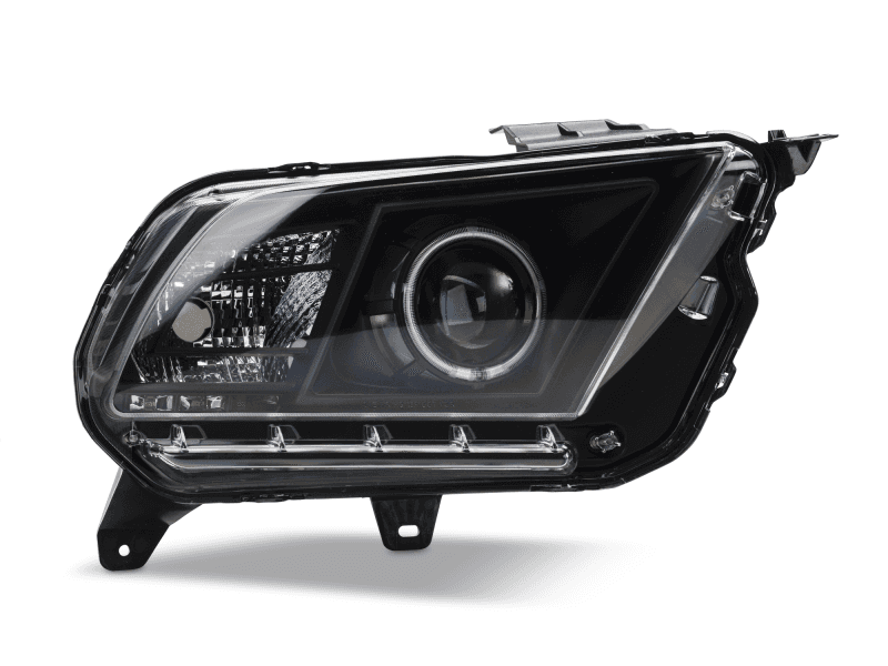 Raxiom — Raxiom 10-12 Ford Mustang w/ Headlights CCFL Halo Projector Headlights- Black Housing (Clear Lens)
Headlights - view 5