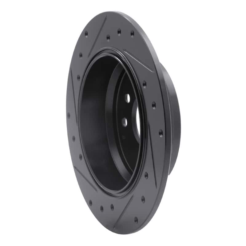R1 Concepts — R1 99-11 Acura TL Rear Right Drilled & Slotted Black Brake Rotor
R1 Brake Rotor Drill - view 4