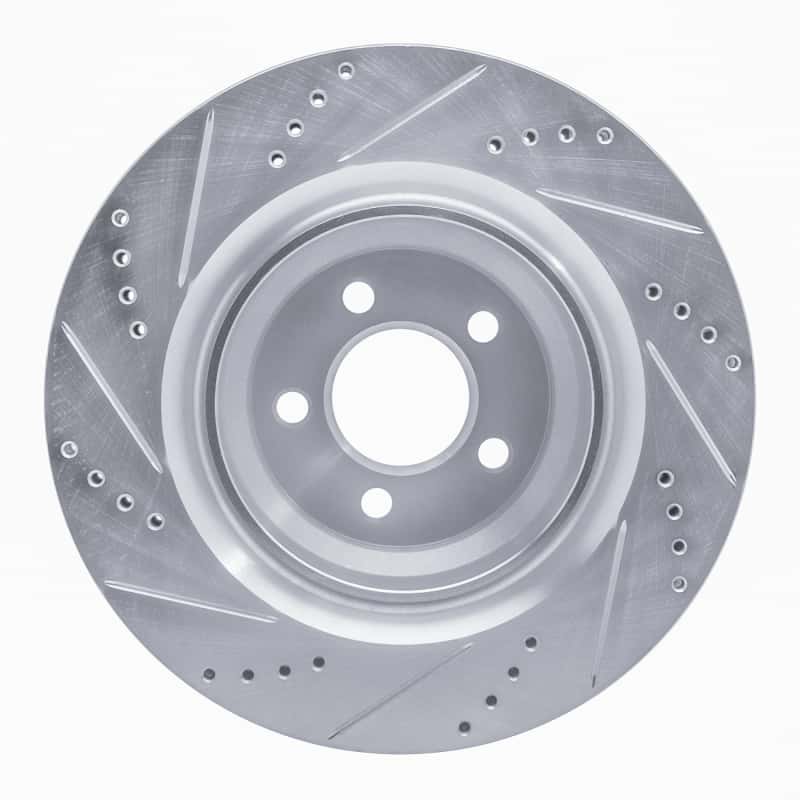 R1 Concepts — R1 05-23 Chrysler 300 Rear Right Drilled & Slotted Silver Brake Rotor
R1 Brake Rotor Drill - view 5