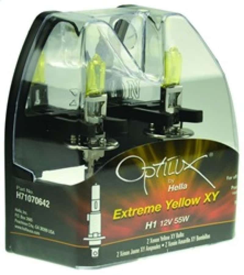 Hella — Hella Optilux H1 12V/55W XY Yellow Bulb
H1 Halogen Bulb
Bulb - view 15