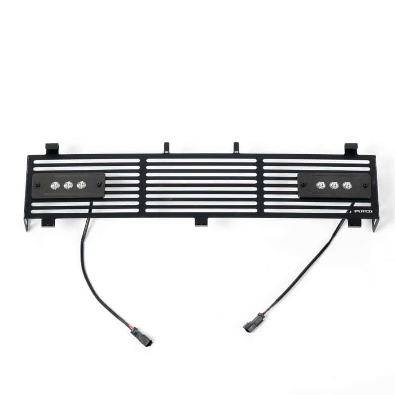 Putco — Putco 11-16 Ford SuperDuty - SS Black Bar Design w/ Qty 2 - 6in Light bars Bumper Grille Inserts
BmprValanceGrilleIns - view 2