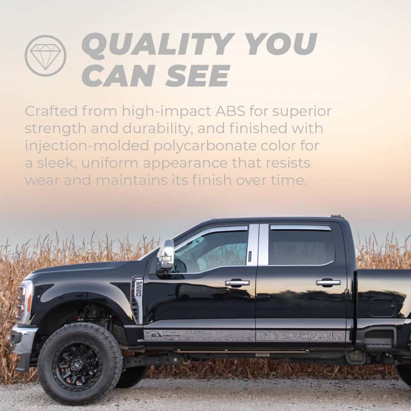 Putco — Putco 21-24 Chevrolet Suburban Element Chrome Window Deflectors (Set of 4)
Side Window Vent - view 8