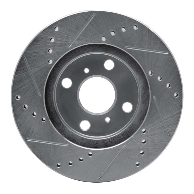 R1 Concepts — R1 04-06 Scion XA Front Right Drilled & Slotted Silver Brake Rotor
R1 Brake Rotor Drill - view 5