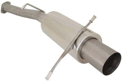 Turbo XS — Turbo XS 02-07 WRX-STi Rear Muffler Assembly w/ Titanium Tip
Exhaust Muffler - view 2