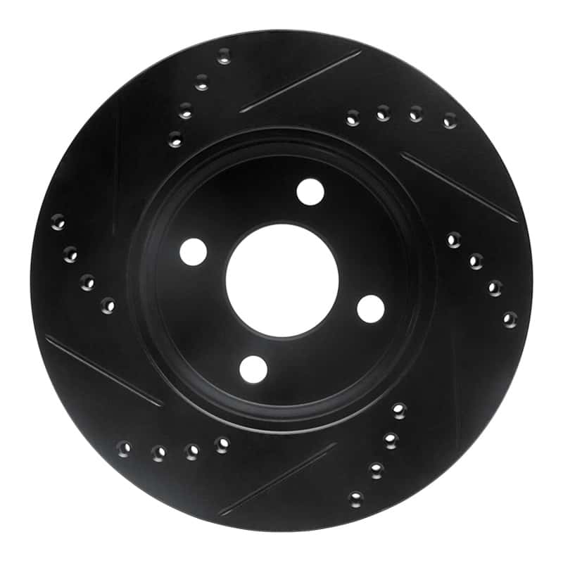 R1 Concepts — R1 03-10 Chevrolet Cobalt Front Right Drilled & Slotted Black Brake Rotor
R1 Brake Rotor Drill - view 5