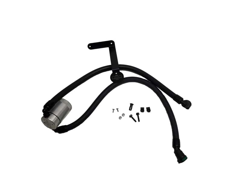 J&L — J&L 2011-2025 Ford F-150 2.7L/3.5L/5.0L Passenger Side Oil Separator 3.0 - Clear Anodized
Oil Separator - view 1