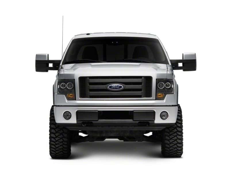 Raxiom — Raxiom 09-14 Ford F-150 Super White LED Halo Projector Headlights- Blk Housing (Clear Lens)
Headlights - view 9