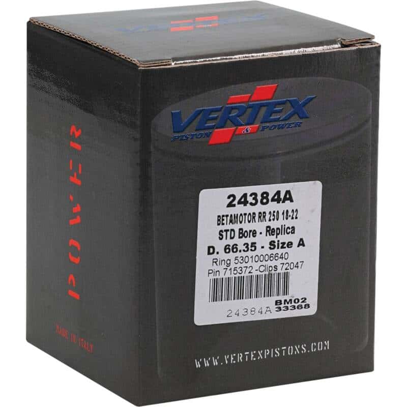 Vertex Pistons — Vertex Piston 18-24 Beta RR 2T 250 250cc Cast Replica Piston Kit - view 5