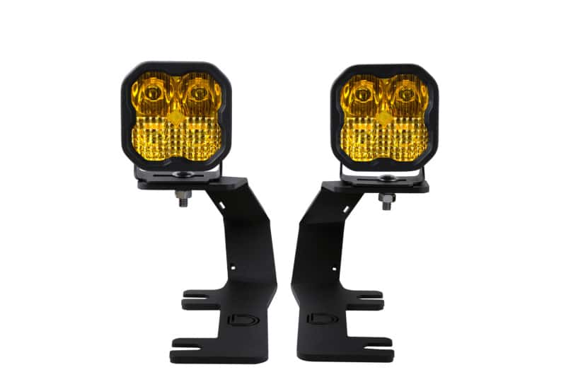 Diode Dynamics — Diode Dynamics 14-19 Silverado/Sierra SS3 LED Ditch Light Kit - Yellow Pro Combo - view 1