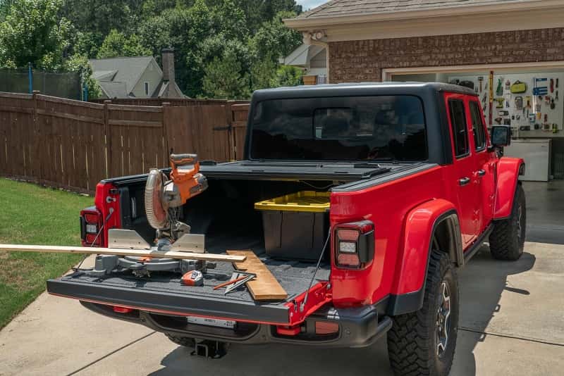 Rugged Ridge — Rugged Ridge Armis Hard Folding With LINE-X Bed Cover 2020 JT
Tonneau Cover
OFFROAD_TOPS - view 22