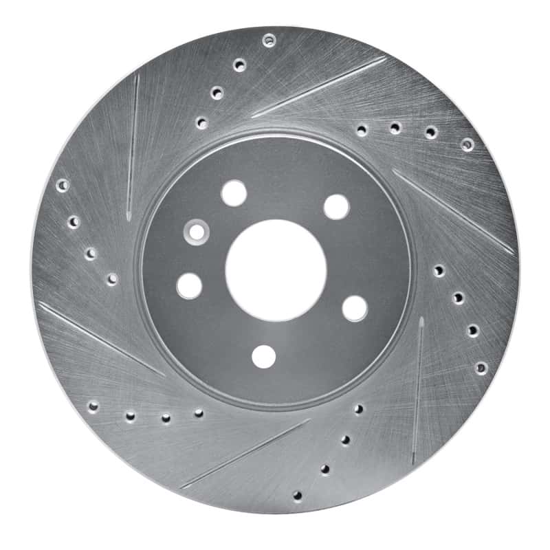 R1 Concepts — R1 13-22 Buick Encore Front Left Drilled & Slotted Silver Brake Rotor
R1 Brake Rotor Drill - view 1