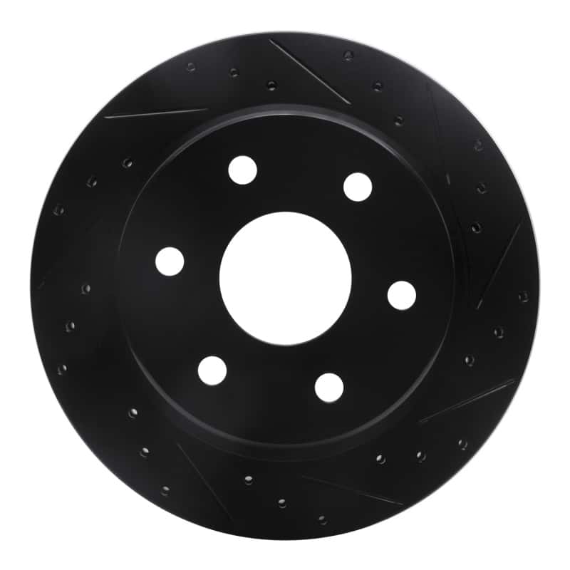 R1 Concepts — R1 00-14 Cadillac Escalade ESV Rear Right Drilled & Slotted Black Brake Rotor
R1 Brake Rotor Drill - view 1