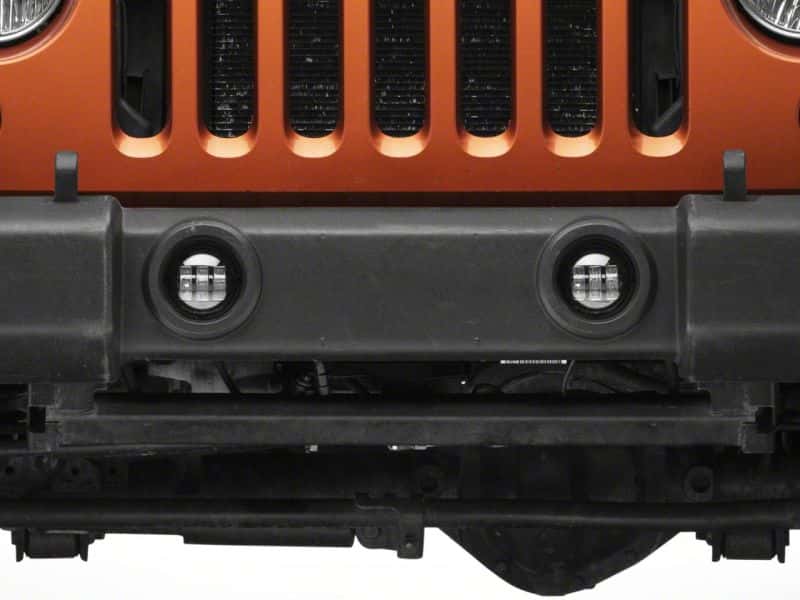 Raxiom — Raxiom 07-23 Jeep Wrangler JK & JL Axial Series Tri-Bar LED Fog Lights- Amber
Lights - view 4