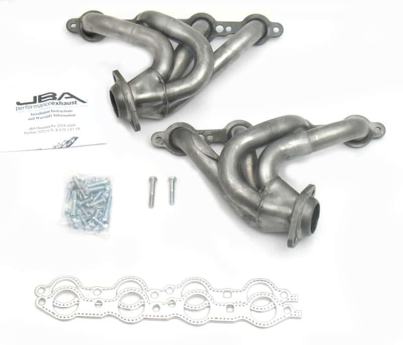 JBA — JBA 04-06 Pontiac GTO 5.7/6.0L LS 1-5/8in Primary Raw 409SS Cat4Ward Header
Exhaust Header - view 1