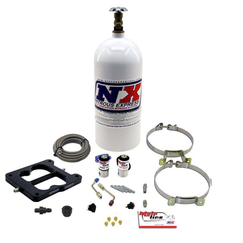 Nitrous Express — Nitrous Express Mainline Q-Jet Carb Nitrous Kit w/10lb Bottle
Injection System Kit
N2OSys - view 3